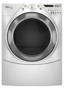 WED9600TW Whirlpool dryer front view